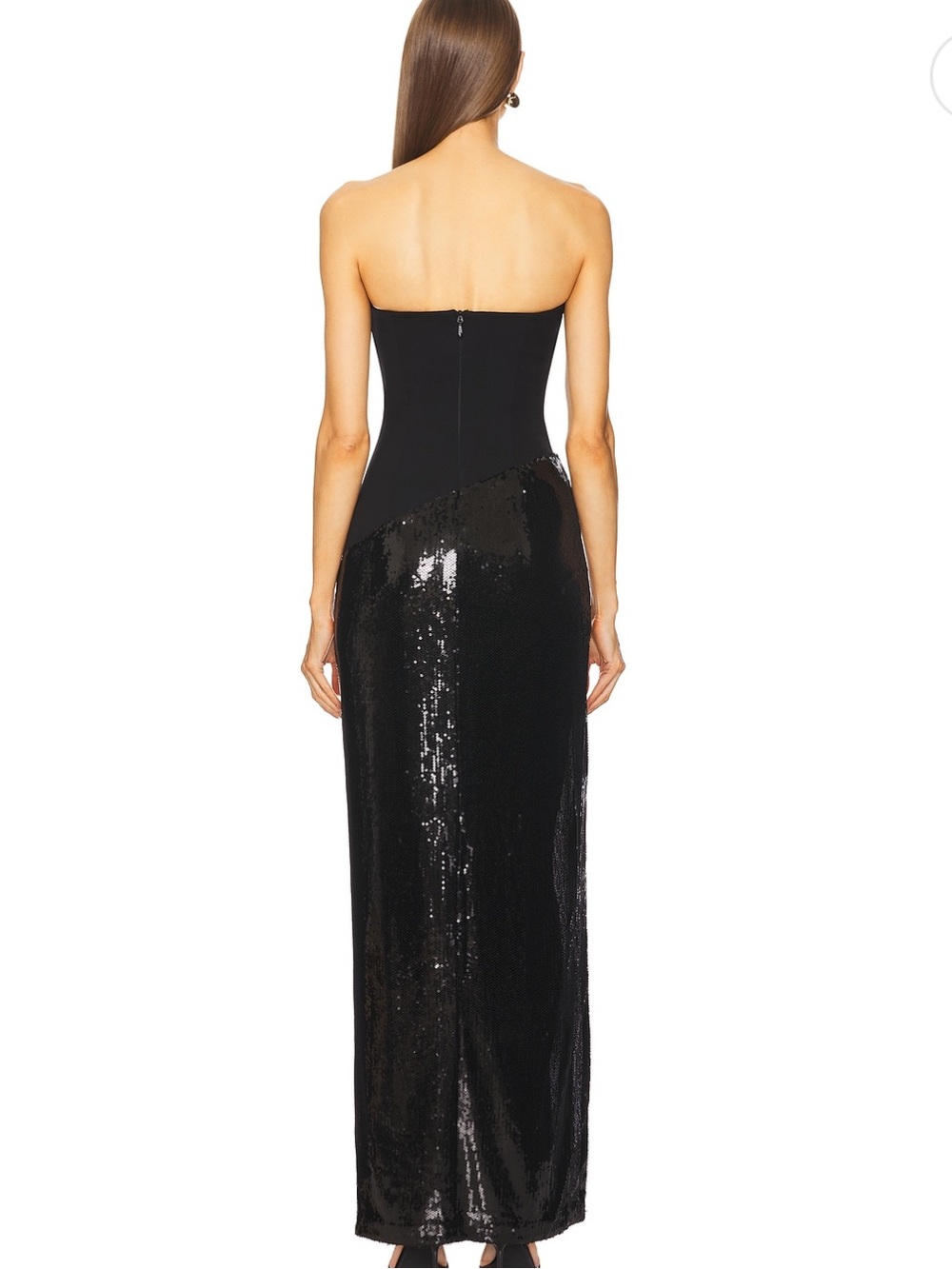 Michael Costello x Revolve Akosia Gown in Black - Picture 3 of 7